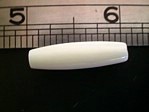 hair pipes - 3603W - white - 1.0 inch x 1000 pieces