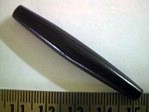 hair pipes - 3606B - black - 2.0 inch x 1000 pieces