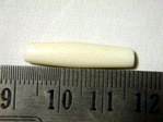 hair pipes - 3605W - white - 1.5 inch x 1000 pieces