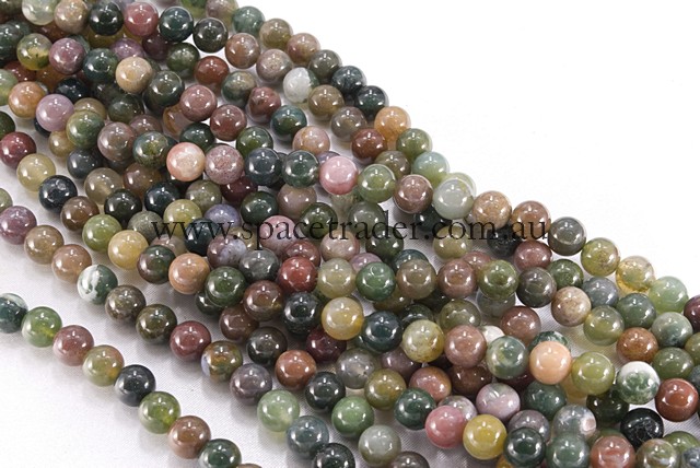 04mm Plain Round Fancy Jasper Bead - 40cm strands