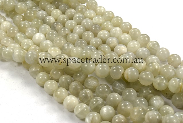 06mm Plain Round Moonstone Bead - 40cm strands