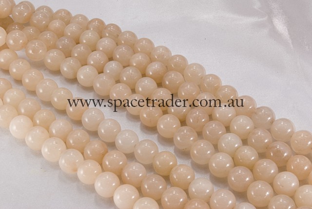 04mm Plain Round Pink Aventurine Bead - 40cm strands