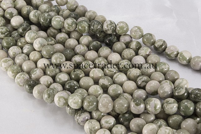 04mm Plain Round Peace Jasper Bead - 40cm strands