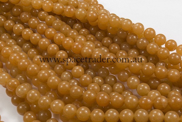 04mm Plain Round Red Aventurine Bead - 40cm strands