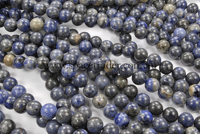 04mm Plain Round Sodalite Bead - 40cm strands