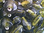 glass - colour mix - 2701P-014 transparent olive green x 1kg