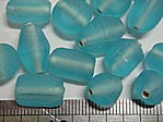 glass - colour mix - 2701F-027 frosted - transparent pale blue x 1kg