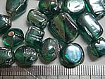 glass - colour mix - 2701G-004 gunmetal - transparent mid green x 1kg