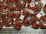 glass - colour mix - 2701G-011 gunmetal - transparent orange x 1kg