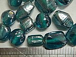 glass - colour mix - 2701G-016 gunmetal - aqua x 1kg