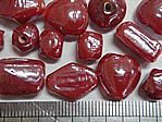 glass - colour mix - 2701G-281 gunmetal - opaque cherry red x 1kg