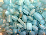 glass - colour mix - 2701F-293 frosted - pale sky blue x 1kg