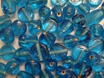 glass - colour mix - 2701P-318 transparent light blue x 1kg