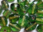 glass - colour mix - 2701G-013 gunmetal - transparent pale green x 1kg