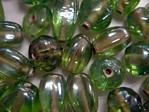 glass - colour mix - 2701G-013 gunmetal - transparent pale green x 1kg