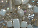 glass - colour mix - 2701R rainbow - white family mix x 1kg