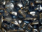 glass - colour mix - 2701G-029 gunmetal - water blue x 1kg