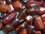 glass - colour mix - 2701G gunmetal - orange family mix x 1kg