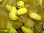 glass - colour mix - 2701F frosted - yellow family mix x 1kg