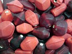 glass - colour mix - 2701F frosted - red family mix x 1kg