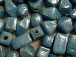 glass - colour mix - 2701G-296 gunmetal - turquoise x 1kg