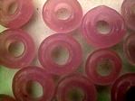 glass - 2712-308 - 6mm disc - pink op colour x 1kg