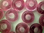 glass - 2712-311 - 6mm disc - rose pink trans colour x 1kg