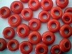 glass - 2712-033 - 6mm disc - orange op colour x 1kg