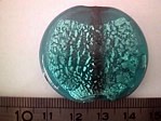 glass - foil - 10005-016 - 35mm coin - aqua x 1 KG