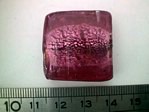 glass - foil - 10113-311 - 35mm flat square - pink x 1 KG