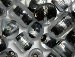 glass - foil - 4853-039 - clear/foil - black mix x 1kg