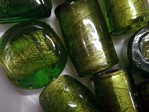 glass - foil - 04903-314 - medium foil mix - peridot x 1 KG