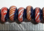 glass - moretti lampwork 705 x 10 strands