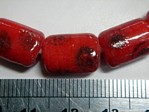 glass - moretti lampwork 700A brick red x 10 strands