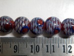 glass - moretti lampwork 737 x 10 strands