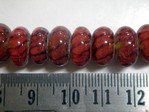 glass - moretti lampwork 738 x 10 strands