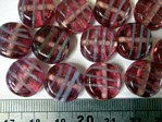 glass - 4785-310 - 14 x 7mm coin - trans pink x 1kg