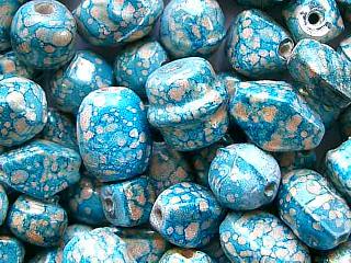 glass - mix - 2707KG  KG Marbled mix x 1 KG aqua