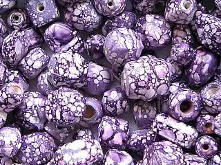 glass - mix - 2707KG  KG Marbled mix x 1 KG purple