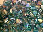 glass - 1698-016 - 5mm triangles - aqua x 1 KG