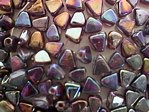 glass - 1698-007 - 5mm triangles - purple x 1 KG