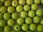 glass - round - 08mm - 1607-037 opaque lime green x 1 KG