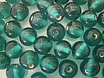 glass - round - 10mm - 1730-016 transparent aqua x 1 KG