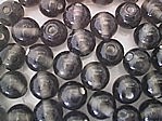 glass - round - 10mm - 1730-009 transparent dark grey x 1 KG