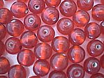 glass - round - 10mm - 1730-011 transparent orange x 1 KG