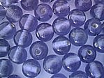 glass - round - 10mm - 1730-018 transparent water blue x 1 KG