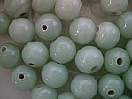 glass - round - 06mm - 1610-286 opaque light jade green x 1 KG