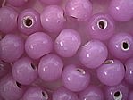 glass - round - 10mm - 1730-309 translucent dark pink x 1 KG