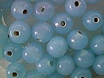 glass - round - 10mm - 1730-293 translucent light blue x 1 KG