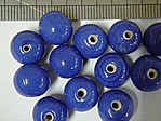 glass - round - 08mm - 1607-038 opaque dark blue x 1 KG